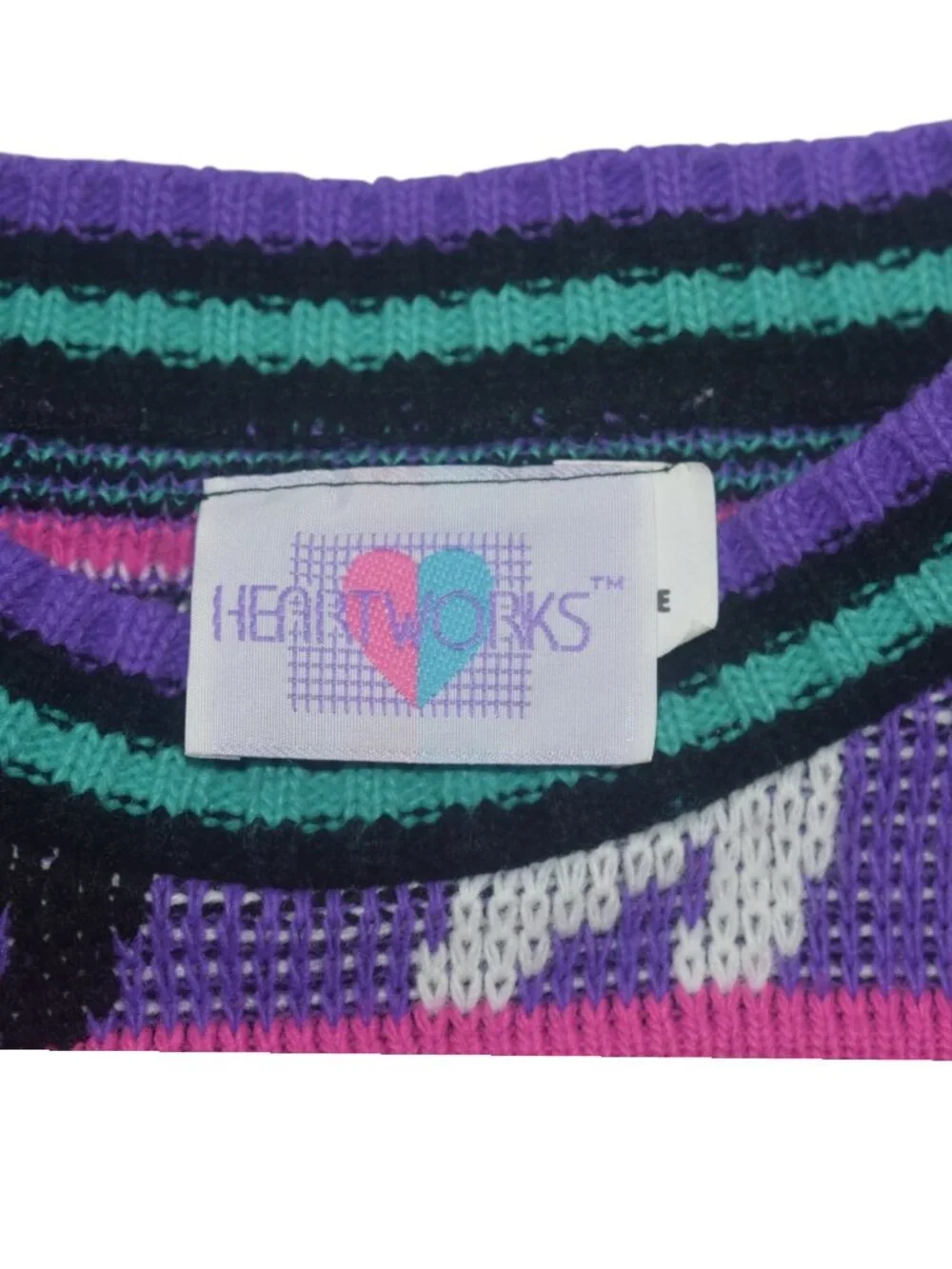 Cute Vintage 80s Heartworks Scottie Dogs Knit Sweater 4T